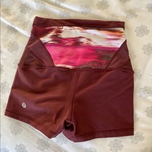 Lululemon Reversible Spandex Shorts